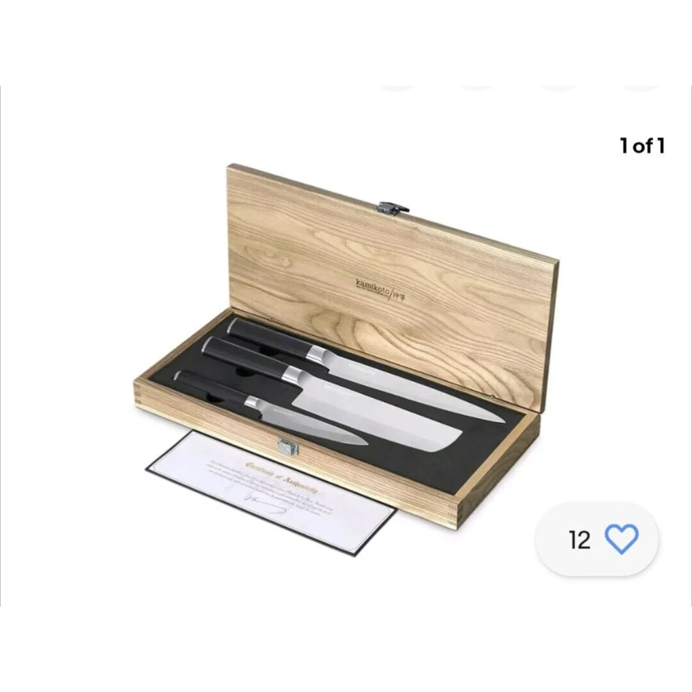 Kitchen knife set - Best Chef Knives - Ibaraki Steel- Japanese Kitchen Knives - Picture 9 of 13